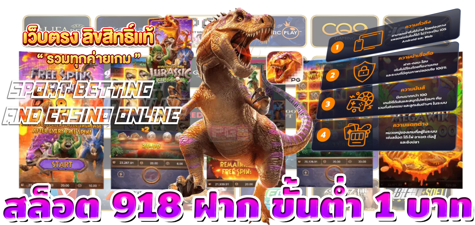 สล็อต 918 ฝาก ขั้นต่ํา 1 บาท